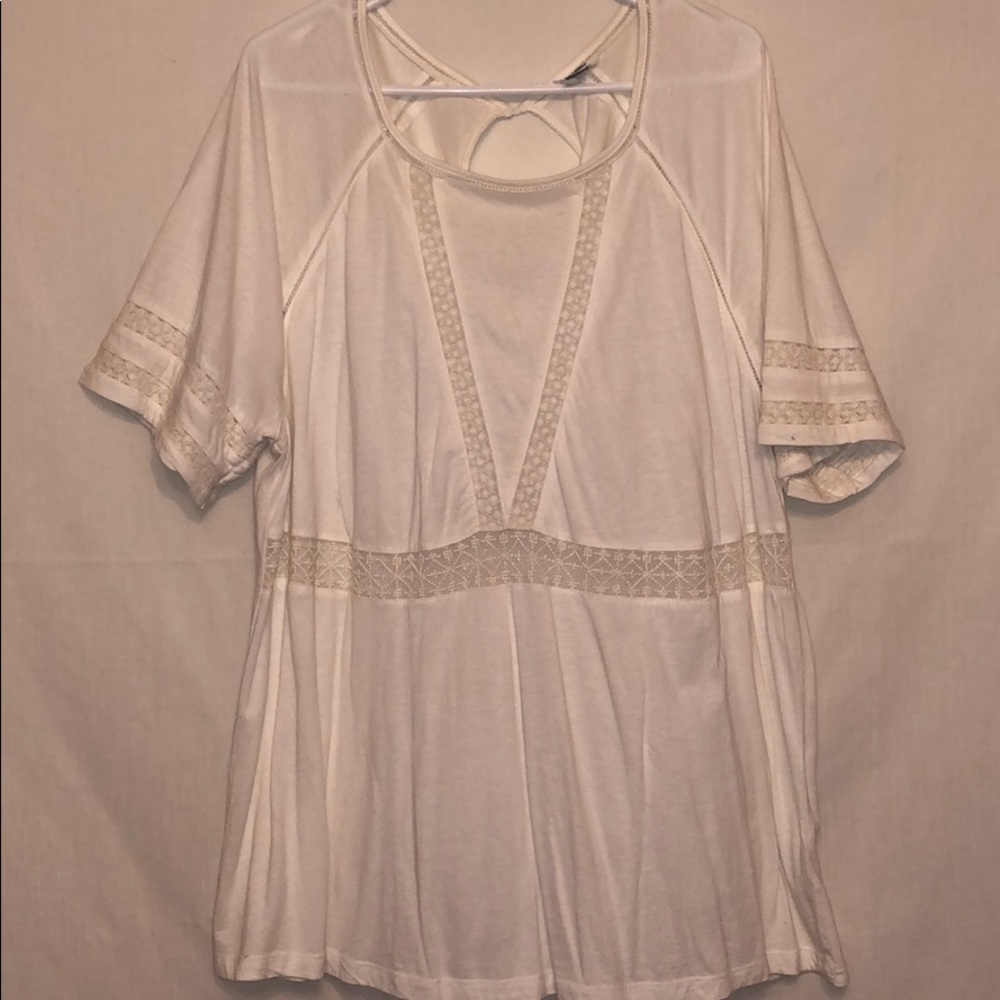 Old navy White lace top